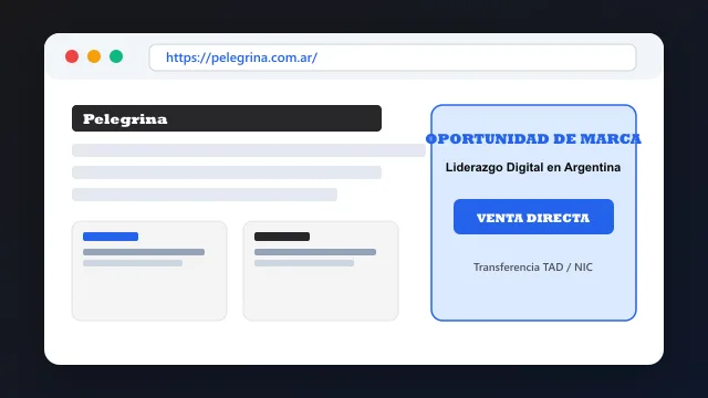 Modelo de aplicación comercial y proyectos digitales para pelegrina.com.ar